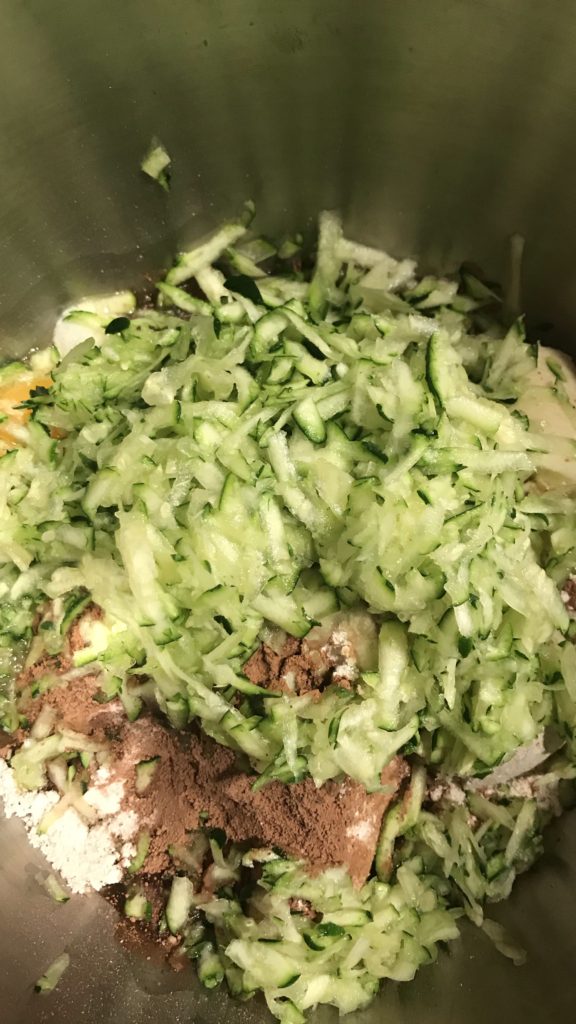 chocolate zucchini banana bread, gluten free banana bread, Holly Would Life